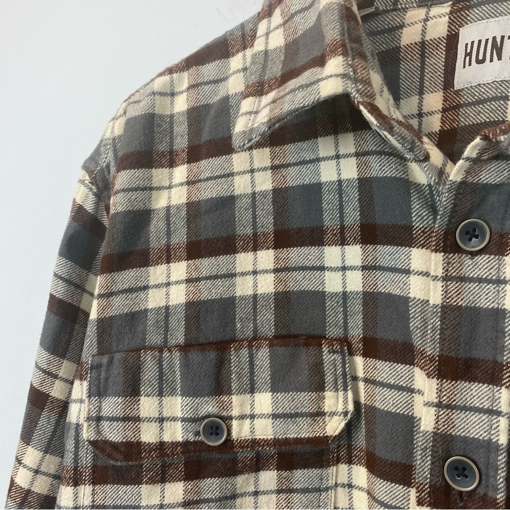 Hunters • heavyweight plaid flannel shirt - Picture 4 of 8